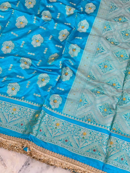 Banarasi Handloom Soft Mango Silk Saree