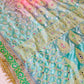 Banarasi Mirror Work Bandhej Soft Silk Saree