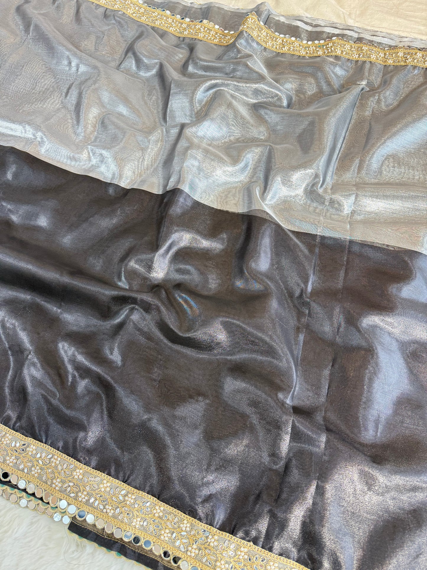 Banarasi Handloom Soft Tissue Silk Saree