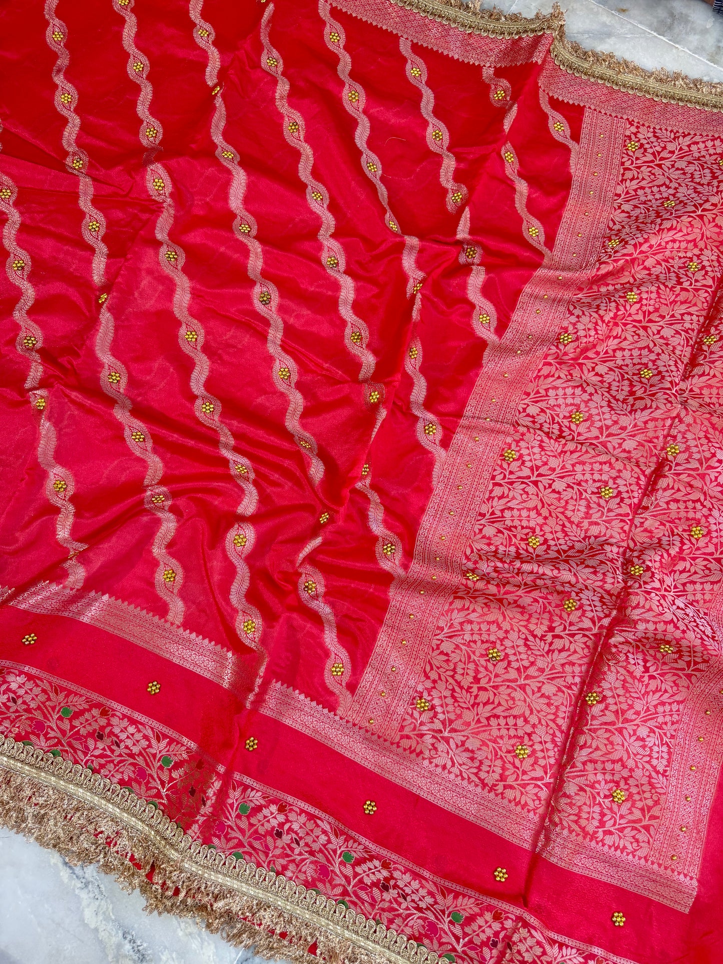 Banarasi Handloom Soft Mango Silk Saree