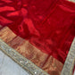 Banarasi Mirror Work Tissue Silk Saree