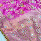 Banarasi Mirror Work Georgette Silk Saree