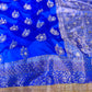 Banarasi Mirror Work Raw Mango Silk Saree