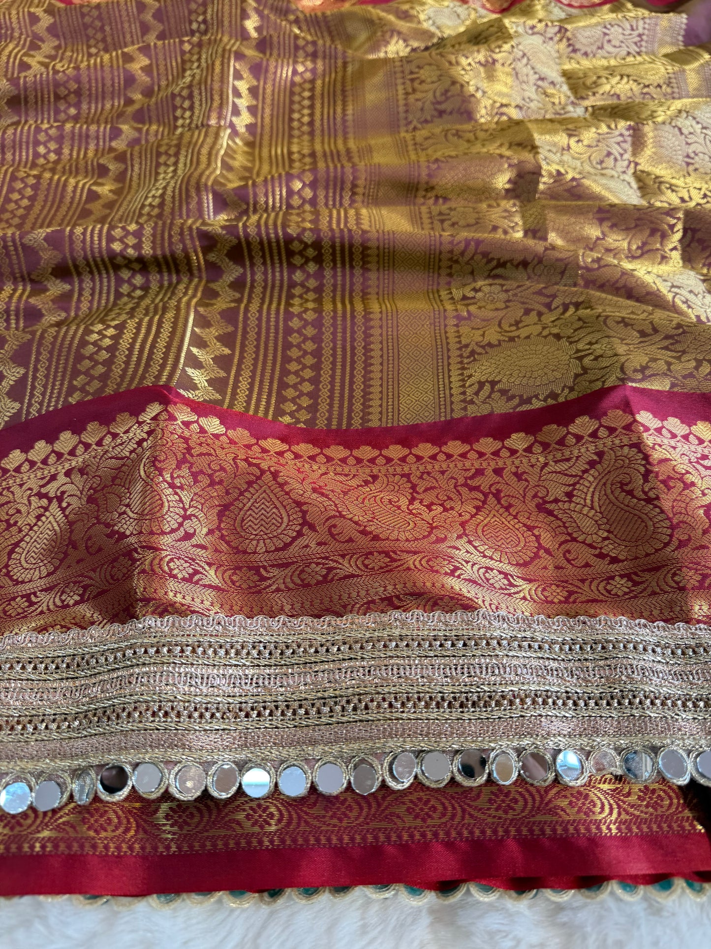 Banarasi Handloom Bridal Wear Soft Silk Saree
