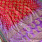 Banarasi Mirror Work Bandhej Soft Silk Saree