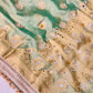 Banarasi Ghunghru and Mirror Work Tissue Silk Saree