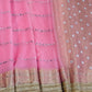 Banarasi Handloom Pearl Work Kora Silk Saree
