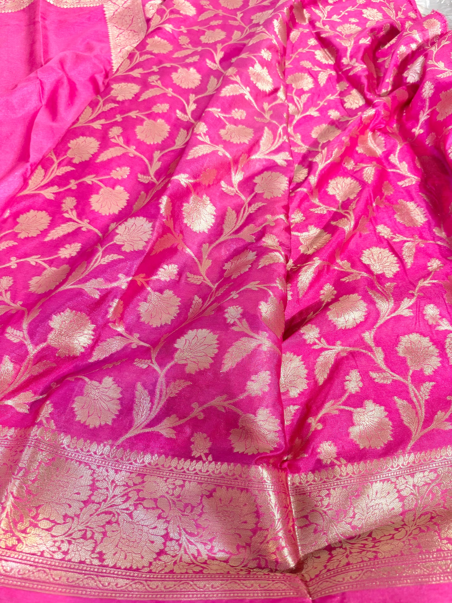 Banarasi Khaddi Semi Georgette Silk Saree