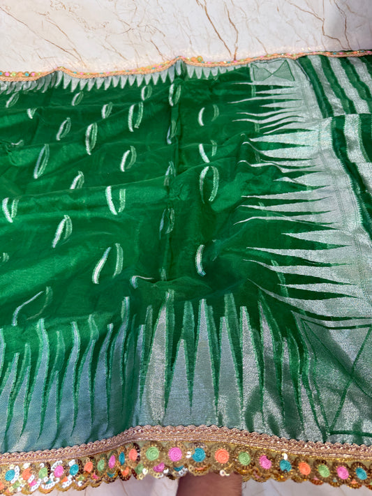 Banarasi Handloom Soft Kora Silk Saree