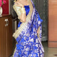 Banarasi Mirror Work Tissue Silk Saree