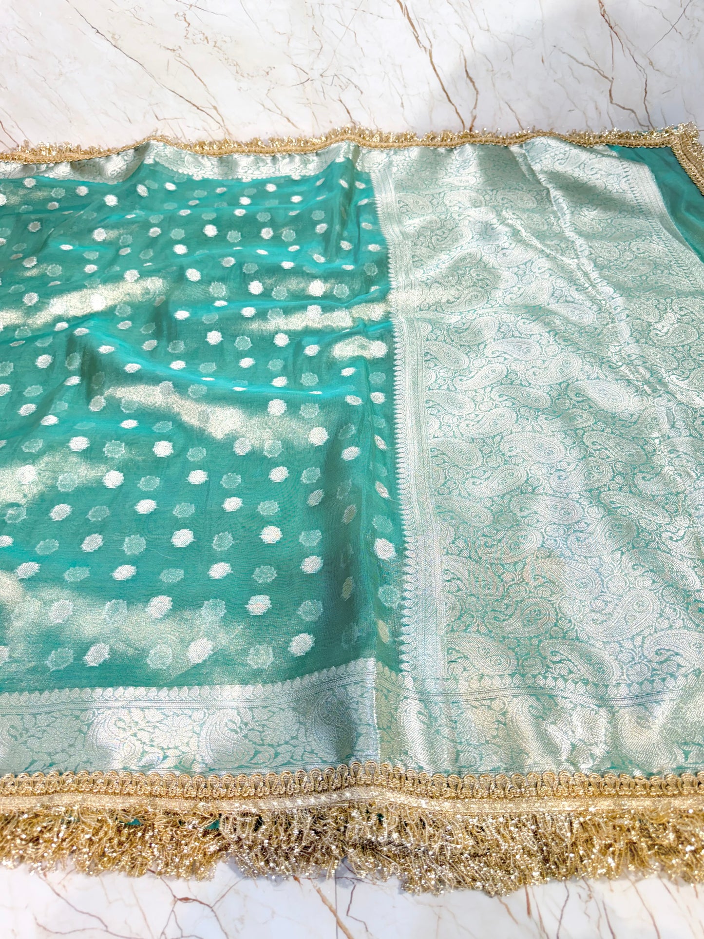 Banarasi Handloom Soft Tissue Silk Saree