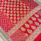 Banarasi Mirror Work Bandhej Soft Silk Saree