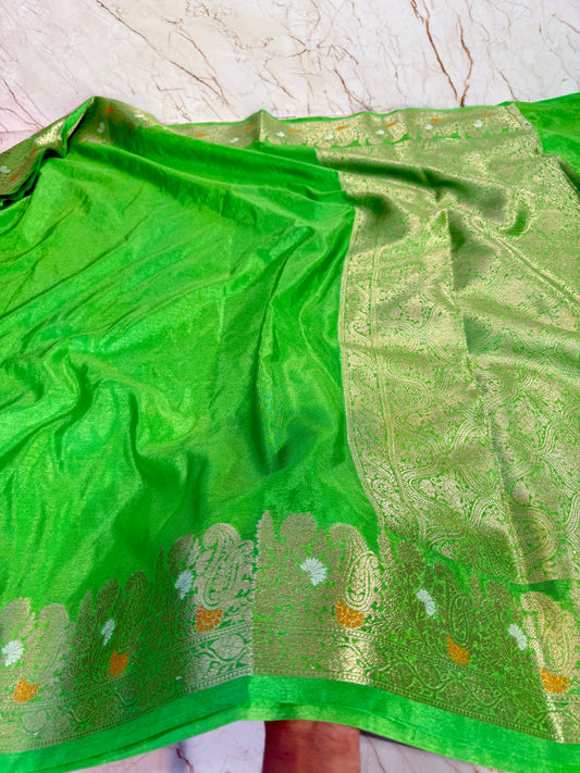 Banarasi Khaddi Semi Georgette Silk Saree