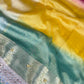 Banarasi Ghunghru and Mirror Work Tissue Silk Saree