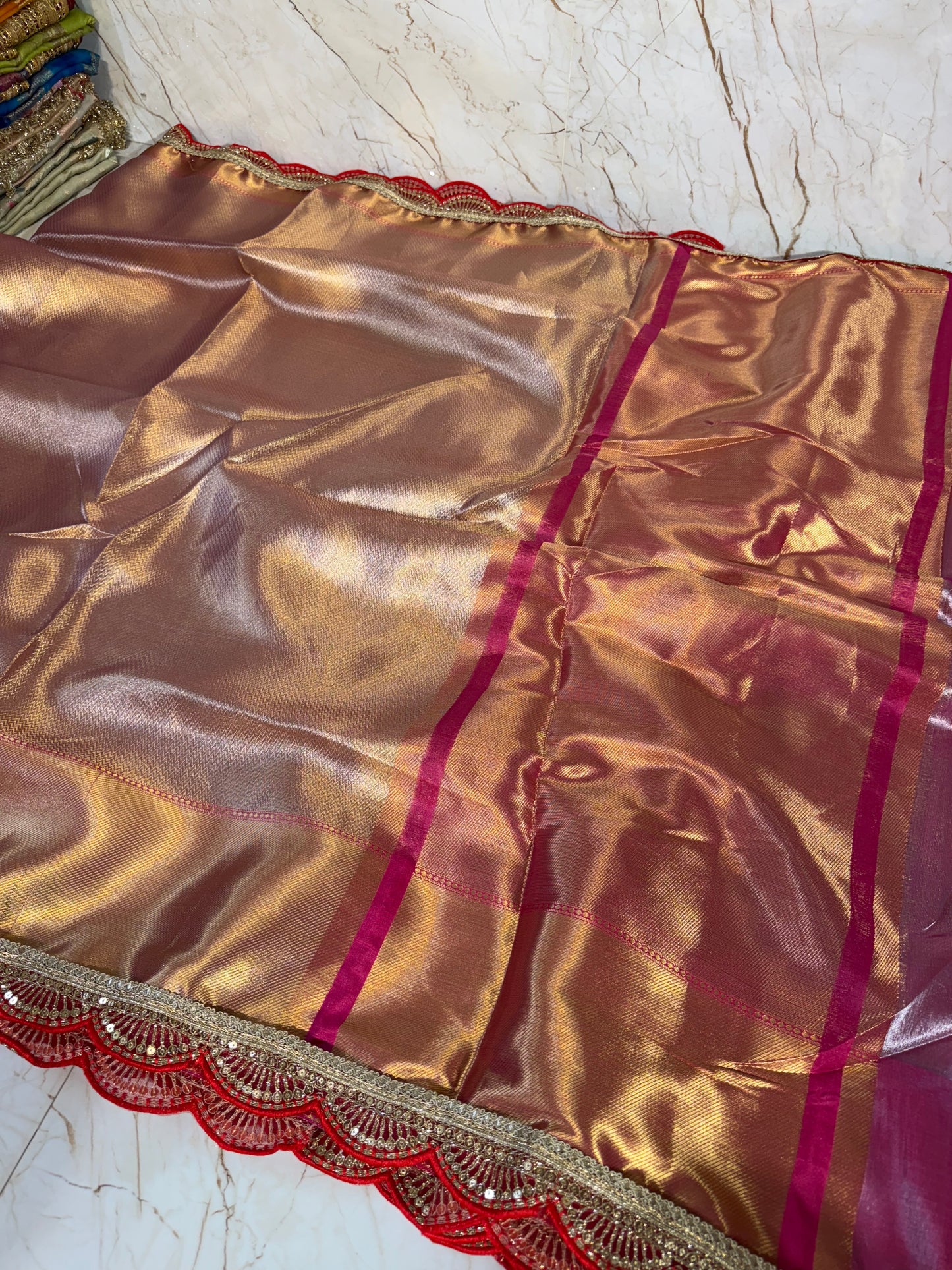 Banarasi Handloom Bridal Wear Soft Silk Saree