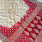 Banarasi Mirror Work Bandhej Soft Silk Saree