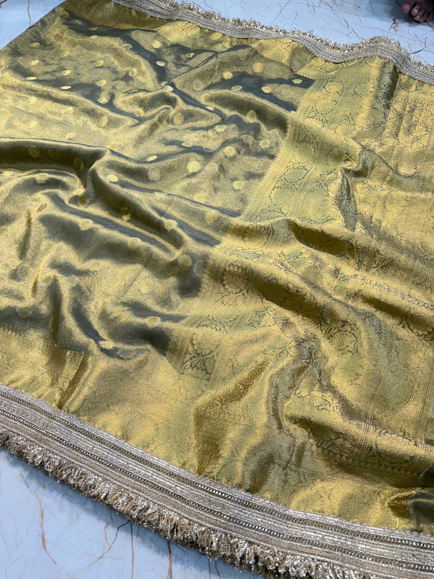 Banarasi Handloom Soft Tissue Silk Saree