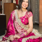 Banarasi Ghunghru and Mirror Work Tissue Silk Saree