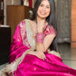 Banarasi Ghunghru and Mirror Work Tissue Silk Saree