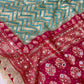 Banarasi Mirror Work Georgette Silk Saree