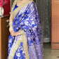 Banarasi Mirror Work Tissue Silk Saree