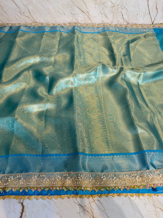 Banarasi Handloom Bridal Wear Soft Silk Saree