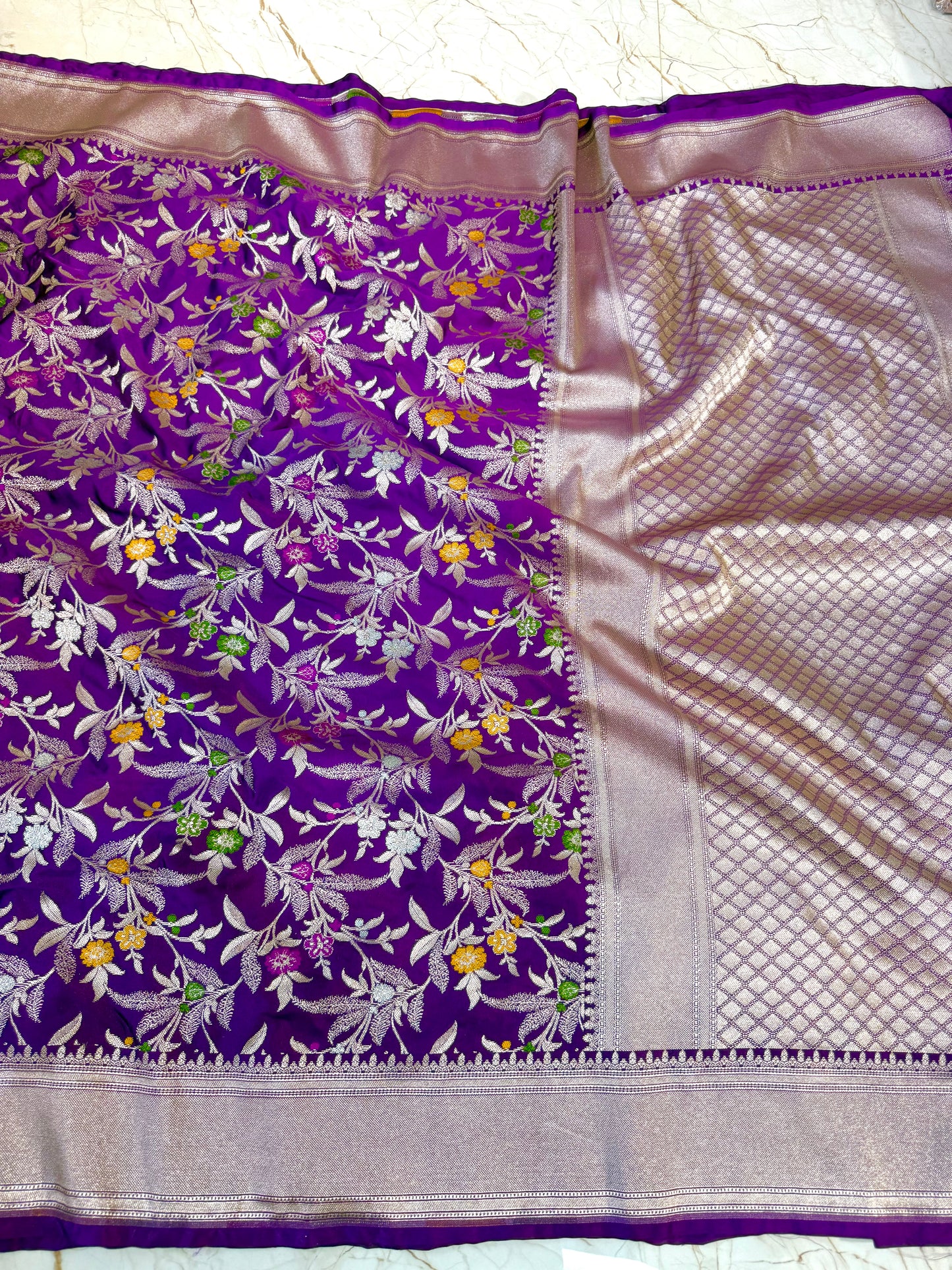 Banarasi Handloom Mushroo Silk Saree