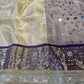 Banarasi Mirror Work Tissue Silk Saree