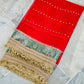Banarasi Mirror Work Kora Silk Saree