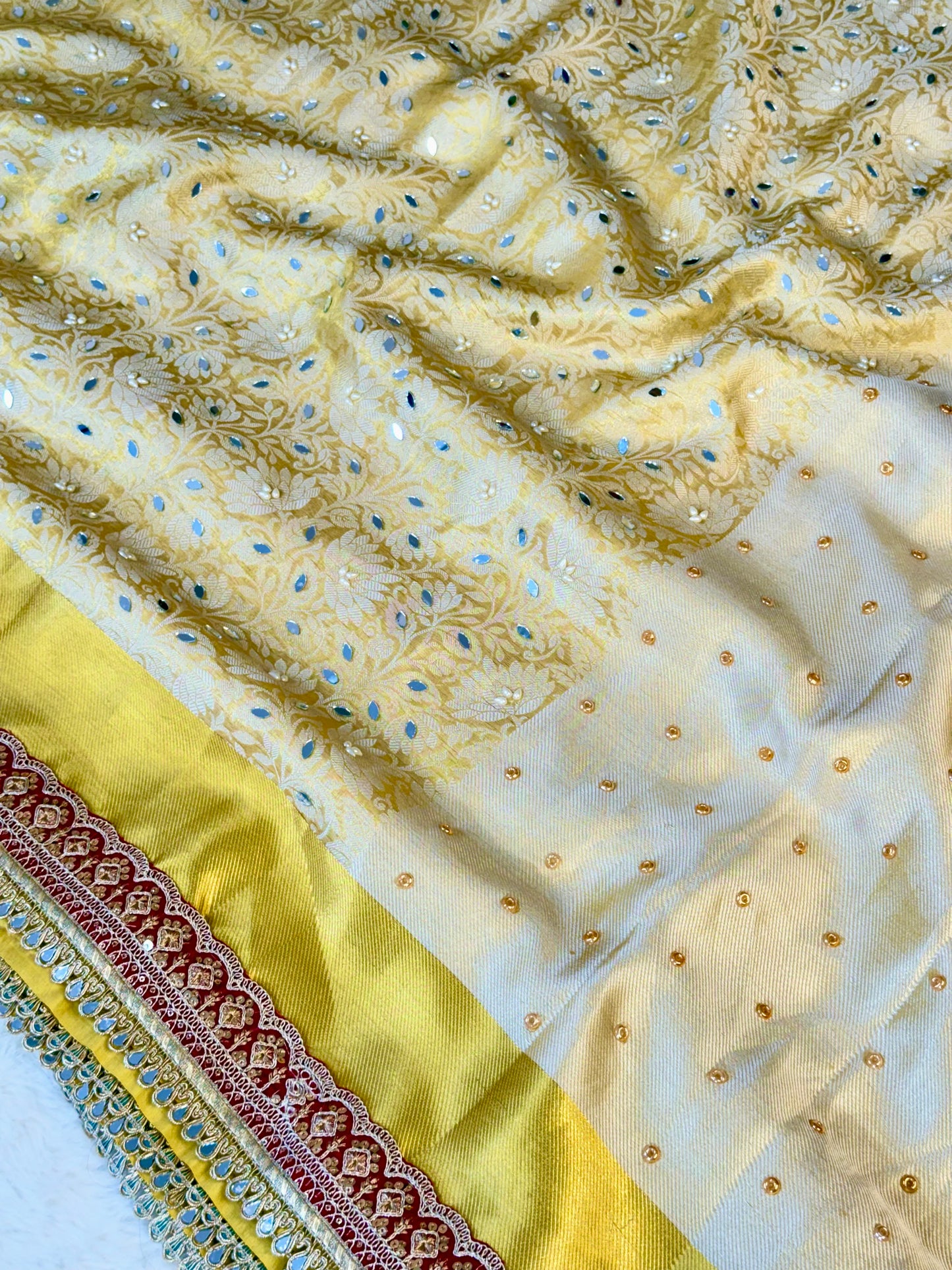 Banarasi Handloom Bridal Wear Soft Silk Saree