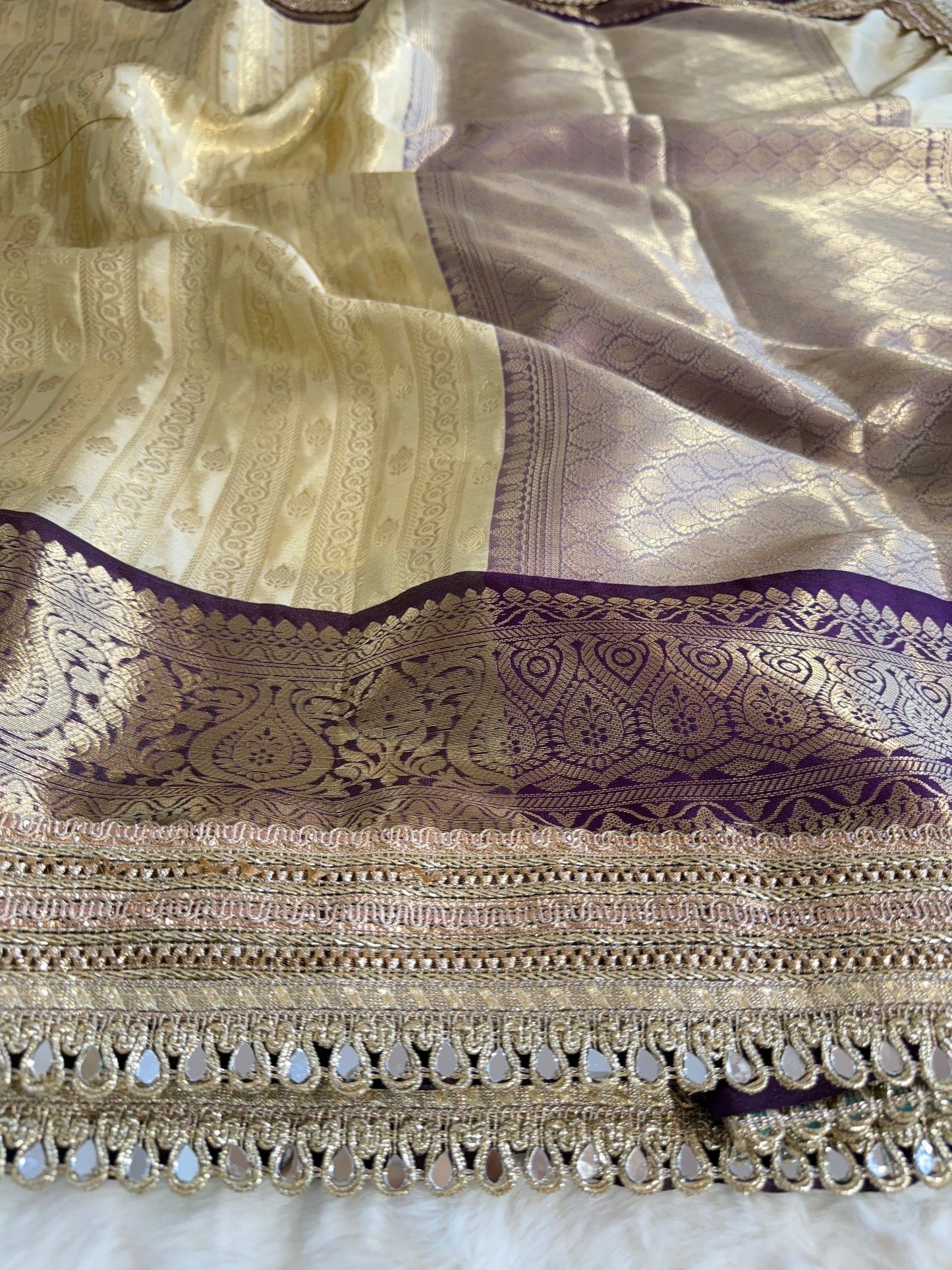 Banarasi Handloom Bridal Wear Soft Silk Saree