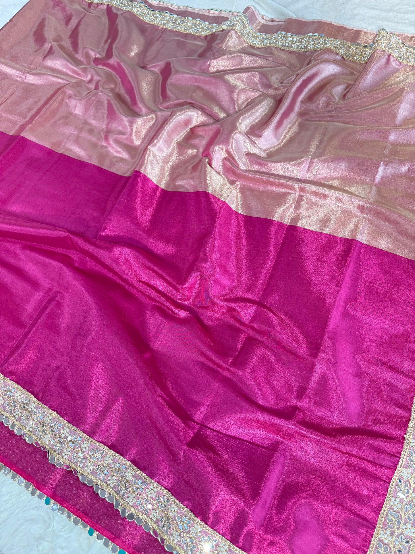 Banarasi Handloom Soft Tissue Silk Saree