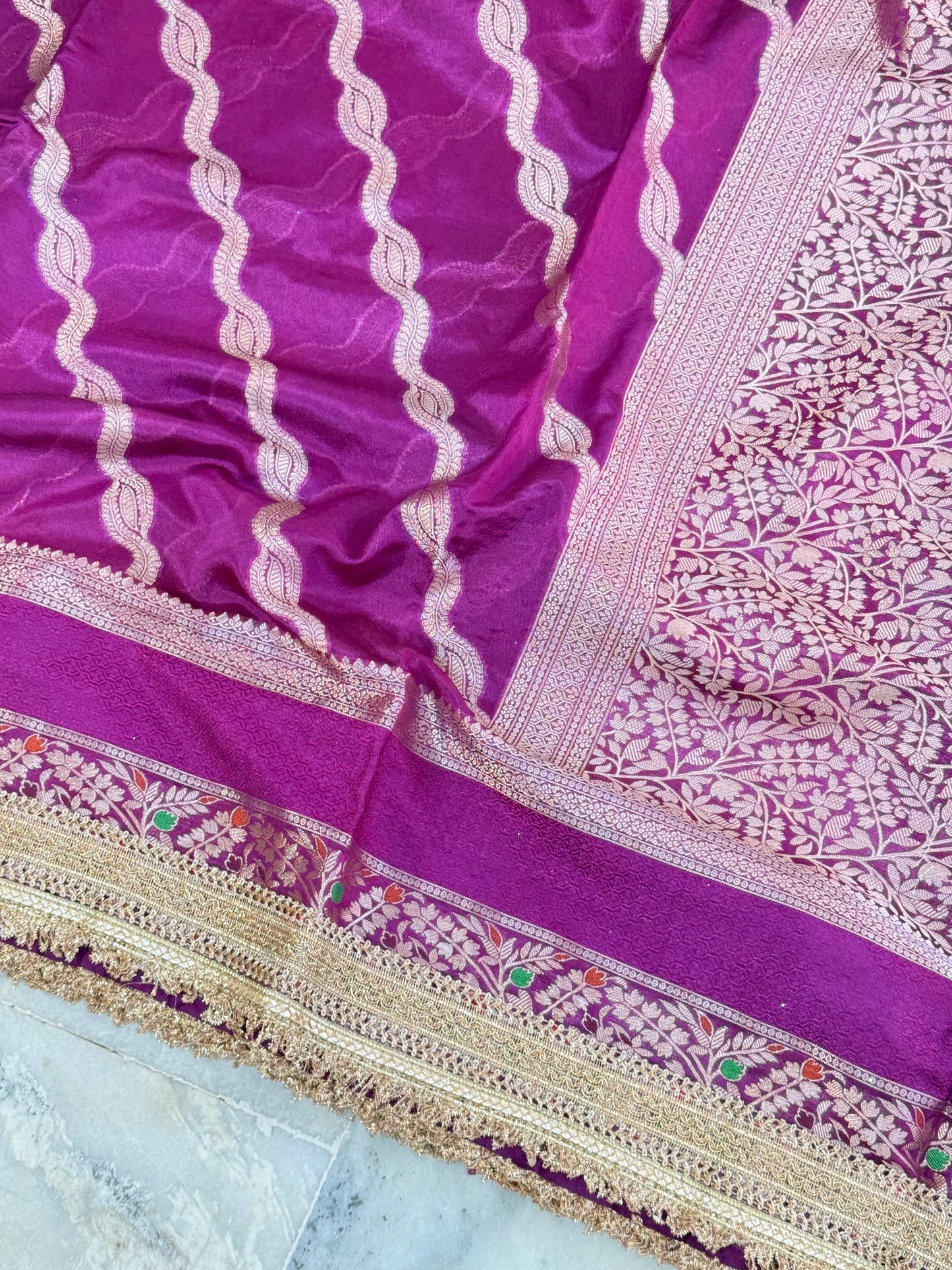 Banarasi Handloom Soft Mango Silk Saree