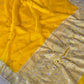 Banarasi Ghunghru and Mirror Work Kora Silk Saree