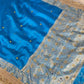Banarasi Ghunghru and Mirror Work Tissue Silk Saree