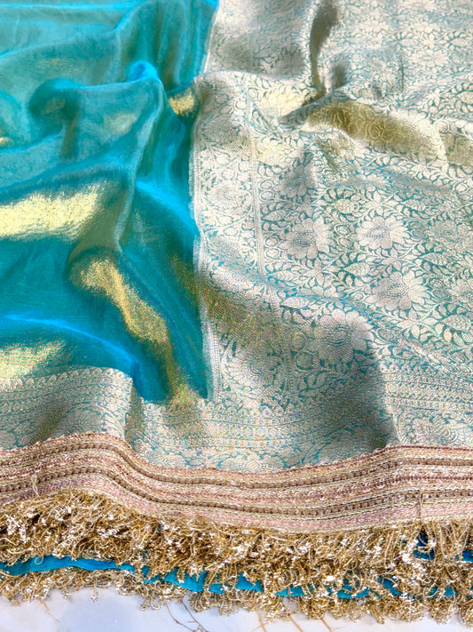 Banarasi Handloom Soft Tissue Silk Saree