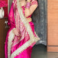 Banarasi Ghunghru and Mirror Work Tissue Silk Saree