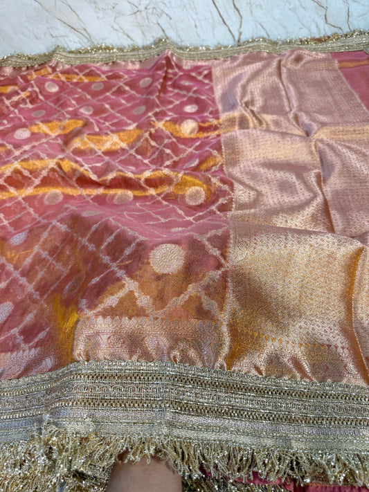 Banarasi Handloom Soft Tissue Silk Saree