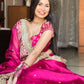 Banarasi Ghunghru and Mirror Work Tissue Silk Saree