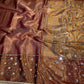 Banarasi Mirror Work Tissue Silk Saree