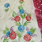 Banarasi Mirror Work Kora Silk Saree