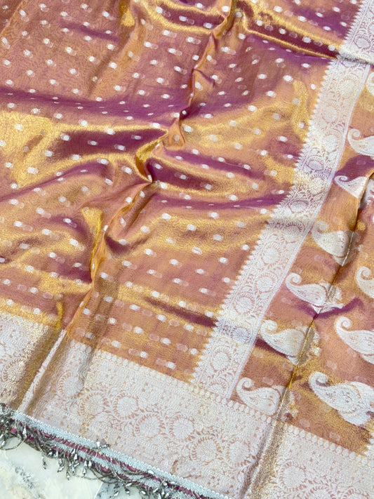 Banarasi handloom tissue silk saree