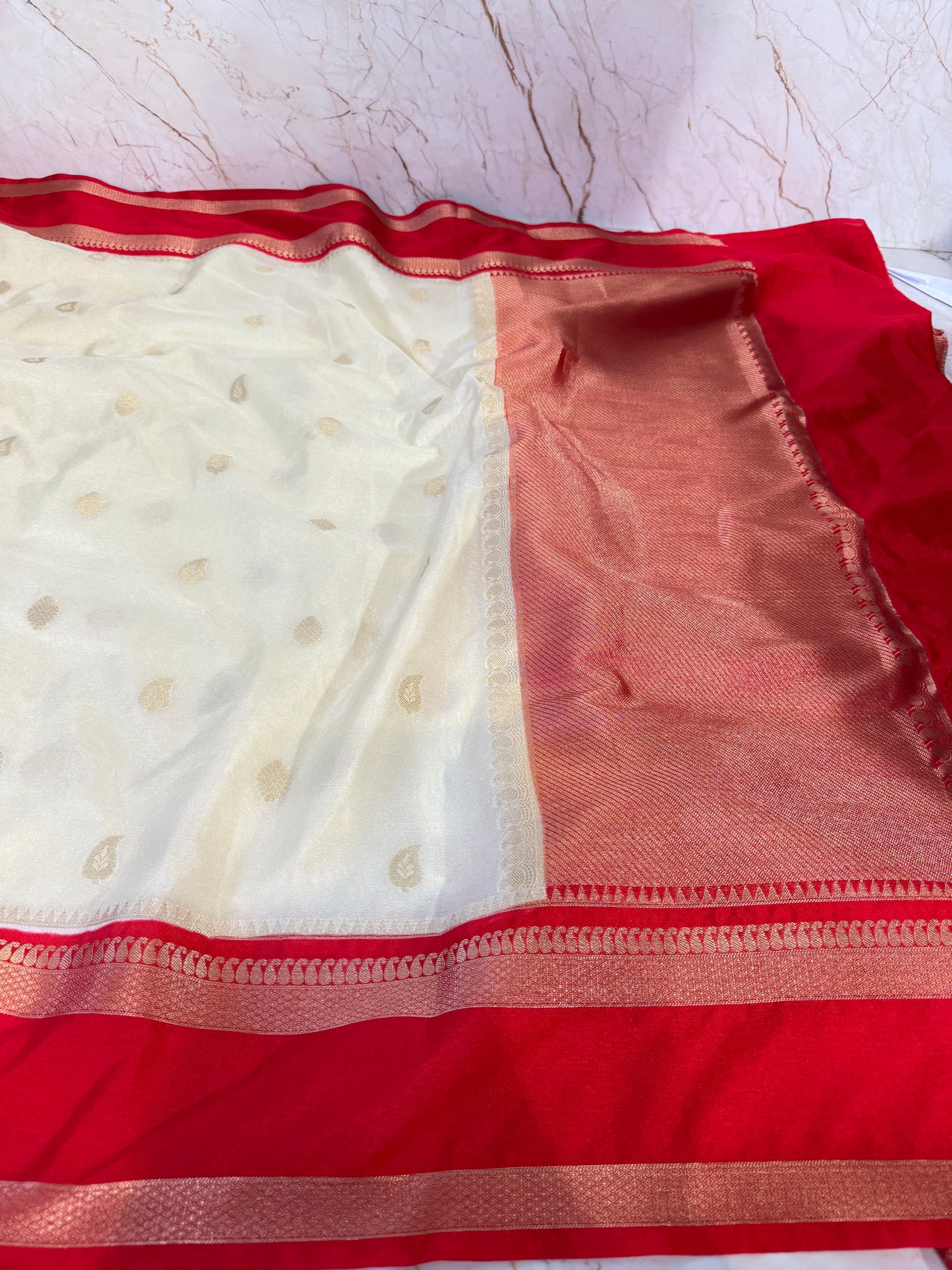 Banarasi Khaddi Semi Georgette Silk Saree