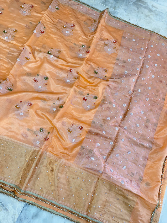 Banarasi Handloom Soft Mango Silk Saree