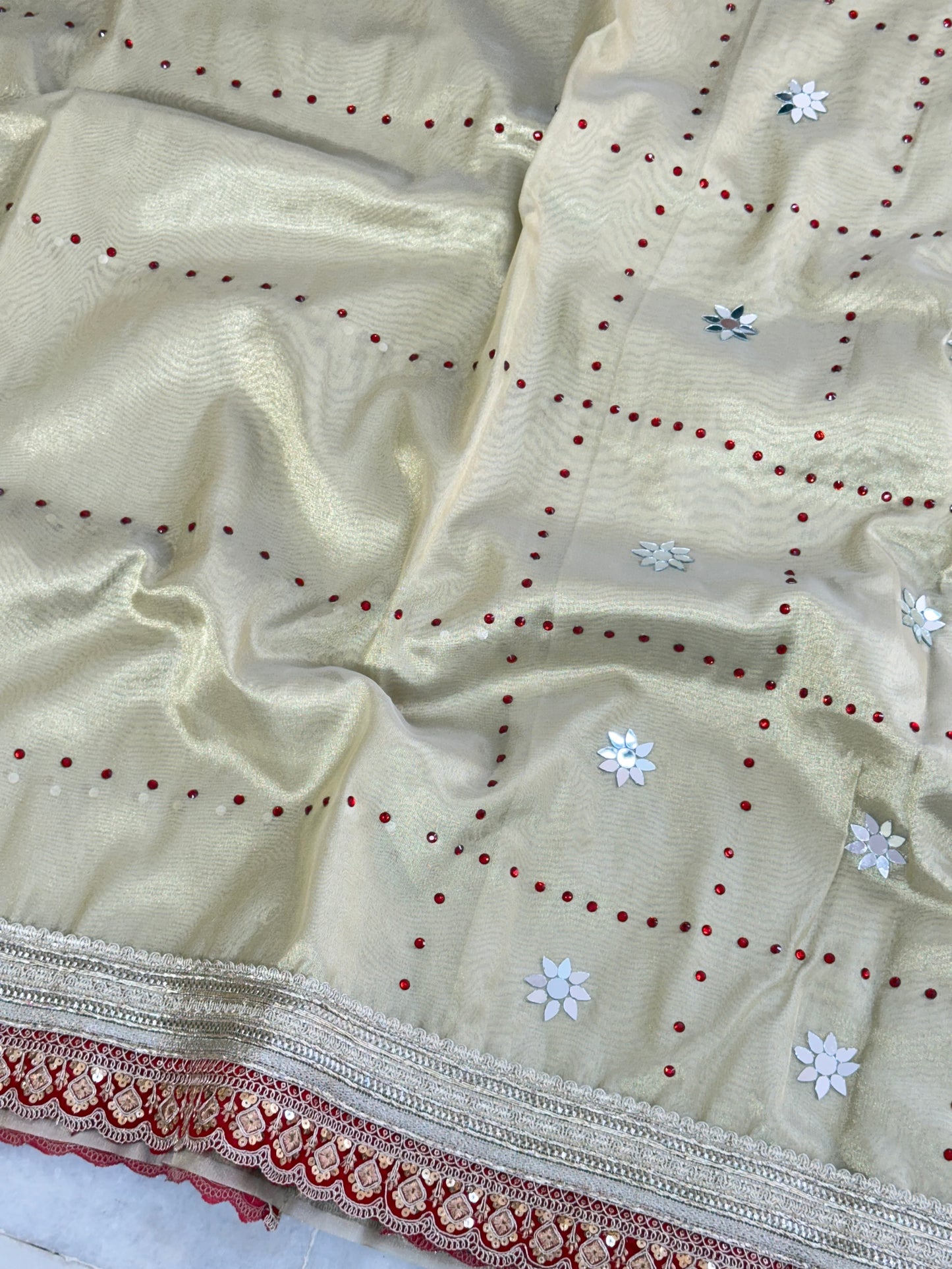 Banarasi handloom tissue silk saree