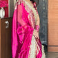 Banarasi Ghunghru and Mirror Work Tissue Silk Saree