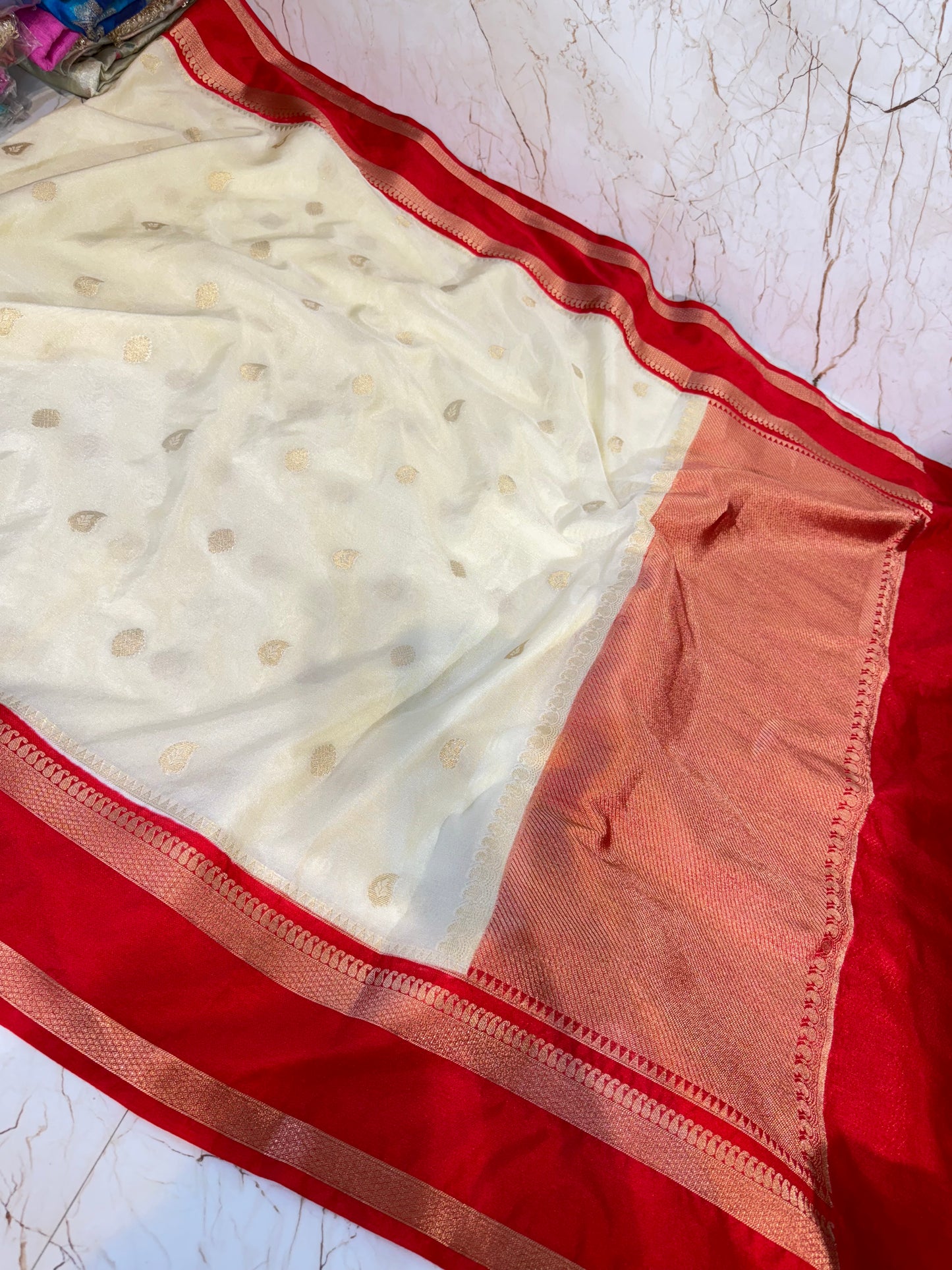 Banarasi Khaddi Semi Georgette Silk Saree