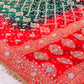 Banarasi Mirror Work Bandhej Soft Silk Saree