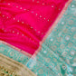 Banarasi Mirror Work Kora Silk Saree