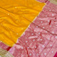 Banarasi Mirror Work Kora Silk Saree